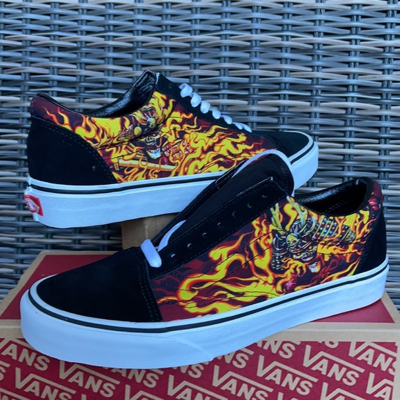 Vans Old Skool Samurai Rising Black/True White MENS - Picture 4 of 16